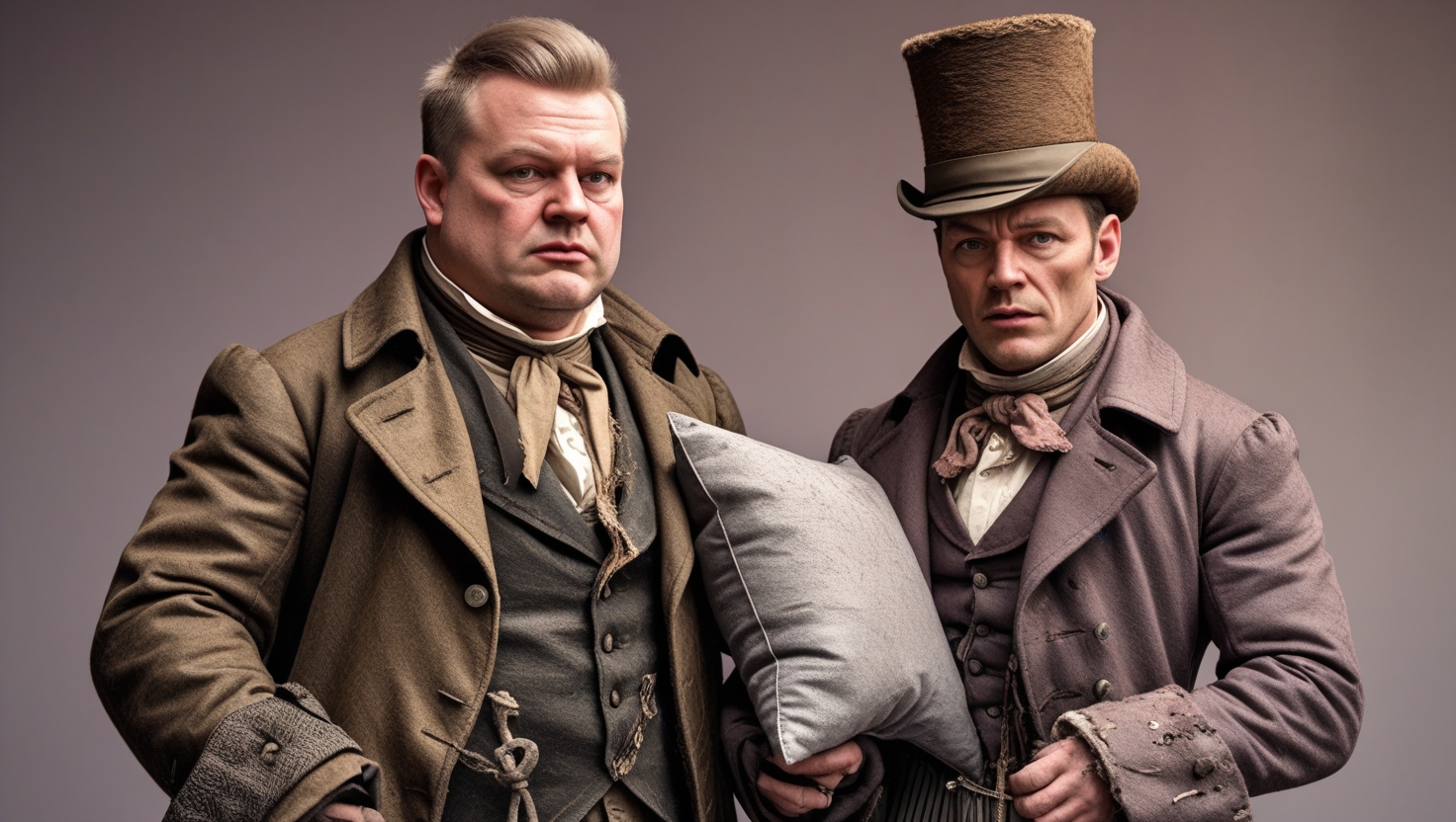 AI image of Burke and Hare.